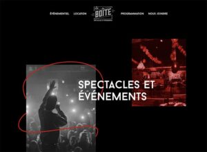 Site web de La Boîte